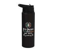 It's Paddy Not Patty Ye Feckin Eejit - St Patricks Day 2021 Stainless Steel Insulated Water Bottle