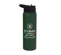 It's Paddy Not Patty Ye Feckin Eejit - St Patricks Day 2021 Stainless Steel Insulated Water Bottle