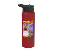 It's Past My Bedtime Capybara Stainless Steel Insulated Water Bottle