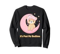 It's Past My Bedtime Cute Bear Sleeping Kids Women Men Baby Sweatshirt