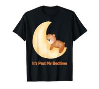 It's Past My Bedtime Cute Bear Sleeping Kids Women Men Baby T-Shirt