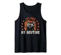 It's Past My Bedtime | Funny Sleepy Cat Meme Ironic Tank Top