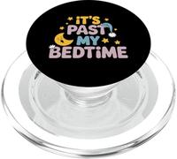 It's Past My Bedtime Sleepy Yawning Moon Stars PopSockets PopGrip for MagSafe