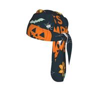 Its Pumpkin Time Printed Quick Drying Cycling Cap, Breathable Mesh Bandana Helmet Liner, for Running Fishing