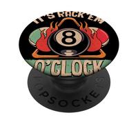 It's Rack'em O'Clock, Billiard Pool Player PopSockets Adhesive PopGrip
