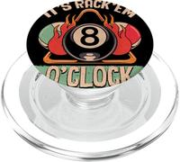 It's Rack'em O'Clock, Billiard Pool Player PopSockets PopGrip for MagSafe
