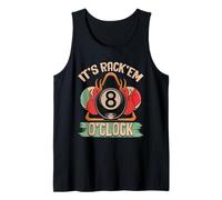 It's Rack'em O'Clock, Billiard Pool Player Tank Top