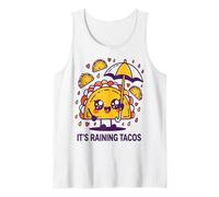 Its Raining Tacos Cute Funny Kawaii Taco Tank Top