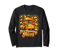 It's Raining Tacos Funny Taco Lovers Kids Girls Boys Long Sleeve T-Shirt