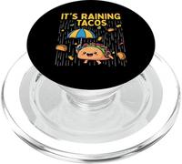 It's Raining Tacos - Taco Lover Mexican Food Cinco de Mayo PopSockets PopGrip for MagSafe