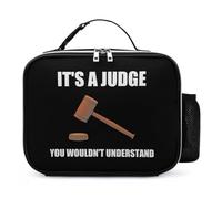 It's S Judge You Wouldn't Understand Reusable Insulated Lunch Bag Tote Handbag Leather Portable Cooler Bags for Men Women
