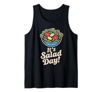 Its Salad Day Food Healthy Eating Fresh Nutrition Vegetarian Tank Top