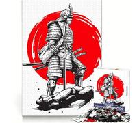 Its Samurai Time Hard Jigsaw Puzzle for Adults 1000 Pieces Strong Logic Neat Thick Fun Challenge Night Play (38x26cm)