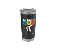 It's Science Bruh Dabbing Scientist Funny Periodic Elements Stainless Steel Insulated Tumbler