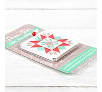 It's Sew Emma Prim Star Needle Minder - Quilt/Patchwork Sewing Accessory - 1.5" x 1.5" Fabric Magnet