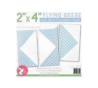 It's Sew Emma Quilt Block Foundation Paper-2"X4" Flying Geese, White