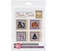 It's Sew Emma Stitch Cards 4/Pkg-Set F