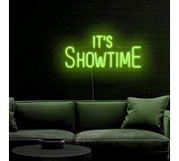 It's showtime neon sign, Halloween Spooky signs, Halloween Showtime decor
