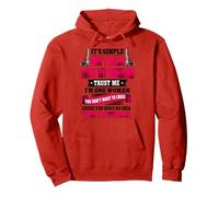 It's Simple Don't Mess With My Husband Trust Me I'm Pullover Hoodie