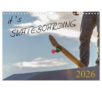 it's SKATEBOARDING UK-Version (Wall Calendar 2026 DIN A4 Landscape), CALVENDO 12 Month Wall Calendar