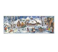 It's Snowing Christmas Advent Calendar | Traditional Christmas Picture Advent Calendar - 59x21cm