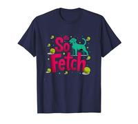 Its So Fetch Dog Tennis Ball Fun Pet Lover T-Shirt, Men, Navy, S
