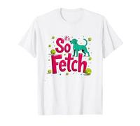 Its So Fetch Dog Tennis Ball Fun Pet Lover T-Shirt, Men, White, XL