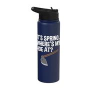 It's Spring Where's My Hoe at Stainless Steel Insulated Water Bottle