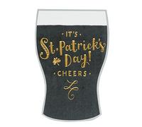It's St Patrick's Day! Guinness Shaped Greeting Card Quality Greetings Cards