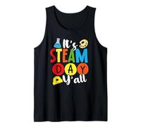 Its STEAM Day Yall Science Art Math Technology Tank Top