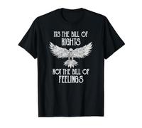 It's The Bill of Rights Not The Bill of Feelings USA Eagle Value Graphic T-Shirt, Men, Black, XL