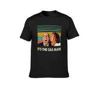 It's The Gas Man Bottom Rik Mayall Ade Edmondson T-Shirt Unisex Black Mens Tees XL