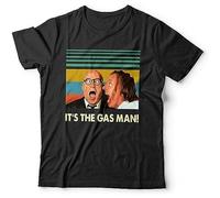 It's The Gas Man Tshirt Unisex - Bottom, Rik Mayall, Ade Edmondson Short-Sleeved Shirt Top Sweatshirt Black L