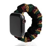 It's The Juneteenth For Me Compatible with IWatch Series Watch Strap Fashion Scrunchies Stretchy