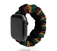 It's The Juneteenth For Me Compatible with IWatch Series Watch Strap Fashion Scrunchies Stretchy