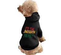 It's The Juneteenth For Me Cute Dog And Cat Clothes Pet Hoodie Sweatshirt Pullover Sweater Coat