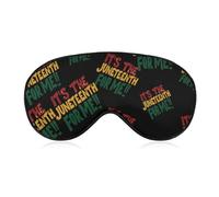 It's The Juneteenth for Me Fashion Sleep Eye Mask Soft Covers for Sleeping with Adjustable Strap