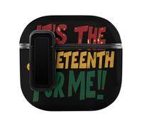 It's The Juneteenth For Me Slim Compatible with Airpods 4 Case Protective Hard Cover Skin