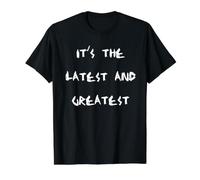 It's The Latest and Greatest Value Graphic T-Shirt, Men, Black, L