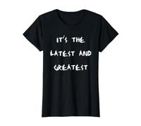 It's The Latest and Greatest Value Graphic T-Shirt, Women, Black, L