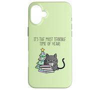 It's the Most Terrible Time of Year Cat Lover Holiday Humor Case for iPhone 16 Plus