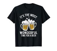 It's The Most Wonderful Time For A Beer Funny Quote T-Shirt