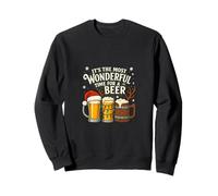 IT'S THE MOST WONDERFUL TIME FOR A BEER Merry Drink Sweatshirt
