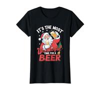 It's The Most Wonderful time for a Beer T-Shirt, Women, Black, Large