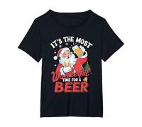 It's The Most Wonderful time for a Beer T-Shirt, Women's Plus, Black, 6X
