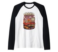 It's The Most Wonderful Time Of Year Skeletons Car Raglan Baseball Tee