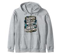 It's the Skill of the Phlebotomist Funny design Zip Hoodie