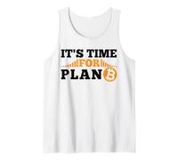 It's Time for Plan B Crypto Cryptocurrency BTC Bitcoin Tank Top