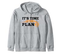 It's Time for Plan B Crypto Cryptocurrency BTC Bitcoin Zip Hoodie