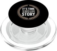 It's Time To Write A New Story Author Write Productive |- PopSockets PopGrip for MagSafe